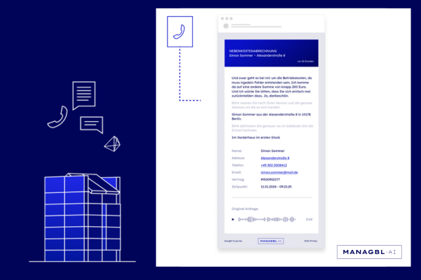 digitalisierung ki hausverwaltung potenziale managbl.ai automatisierter kundenservice